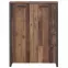 Komód Symmach 2D old-wood vinteage/Konkrét,2
