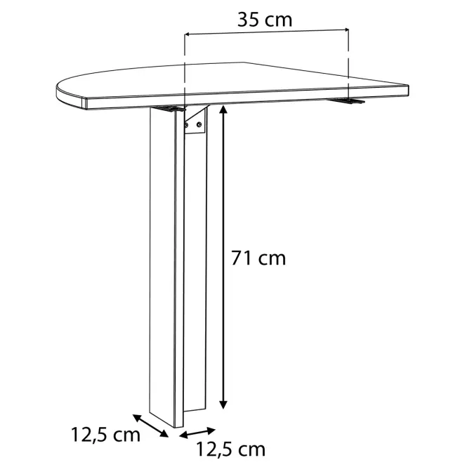 Kézbesítés az irodába Old-Wood Vinteage/konkrét,4
