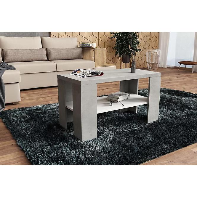Asztal Olga Konkrét/fehér