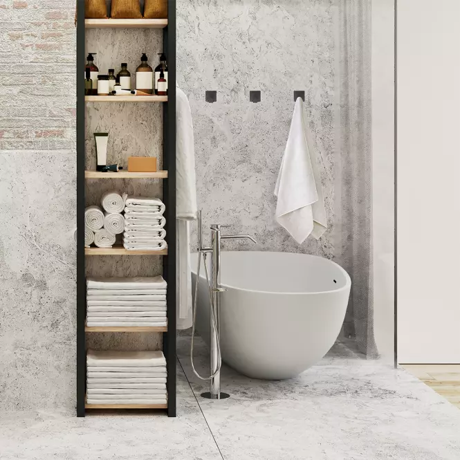 Akasztó 6 db Black