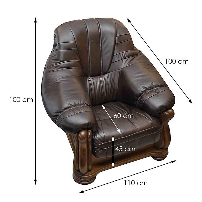 Ülőgarnitúra szett Mercedes antik hatású, bőr 3N21 Antique M-600 22-25,5