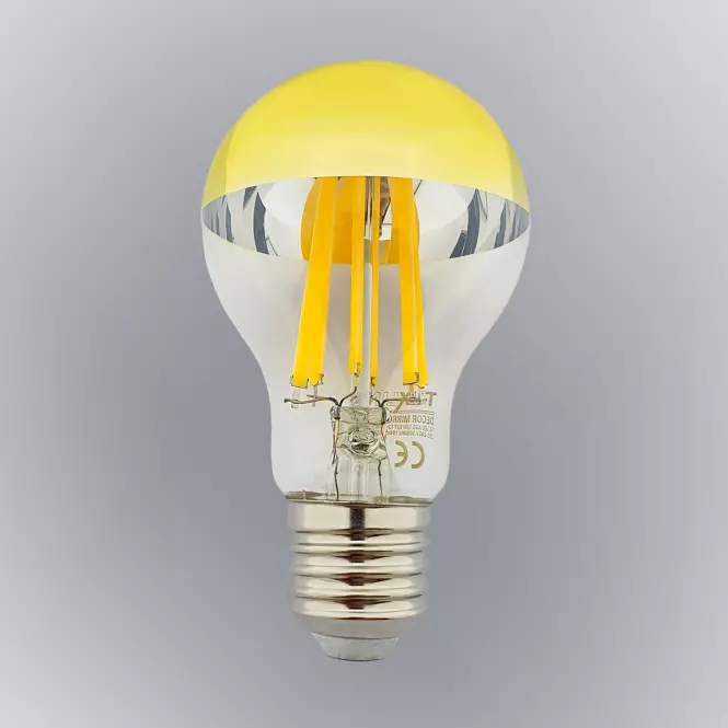 Izzó FL LED A60 12W E27 4200K Half Amber