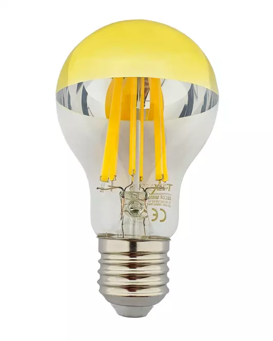 Izzó FL LED A60 12W E27 4200K Half Amber,2