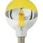 Izzó FL LED G125 12W E27 4200K Half Amber,2