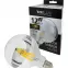 Izzó FL LED G125 12W E27 4200K Half Silver,3