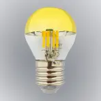 Izzó FL LED P45 5W E27 4200K Half Amber