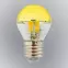 Izzó FL LED P45 5W E27 4200K Half Amber