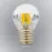 Izzó FL LED P45 5W E27 4200K Half Silver