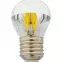 Izzó FL LED P45 5W E27 4200K Half Silver,2