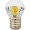 Izzó FL LED P45 5W E27 4200K Half Silver,2