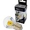 Izzó FL LED P45 5W E27 4200K Half Silver,3