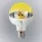Izzó FL LED G95 8W E27 4200K Half Amber