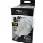 Izzó FL LED G95 8W E27 4200K Half Silver,4