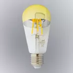 Izzó FL LED ST64 8W E27 4200K Half Amber