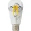 Izzó FL LED ST64 8W E27 4200K Half Silver,2