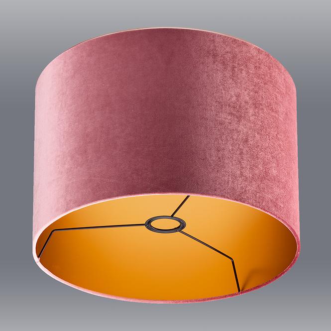 Velúr lámpaernyő 9302 Rózsaszín D38