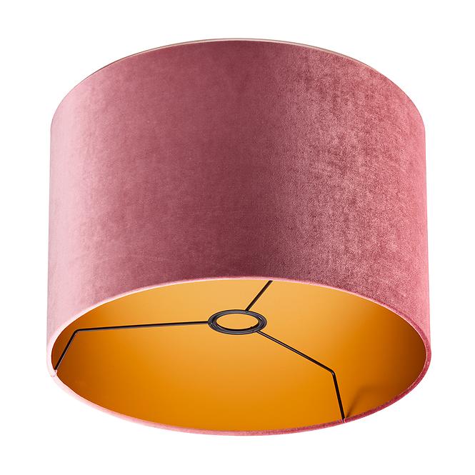 Velúr lámpaernyő 9302 Rózsaszín D38