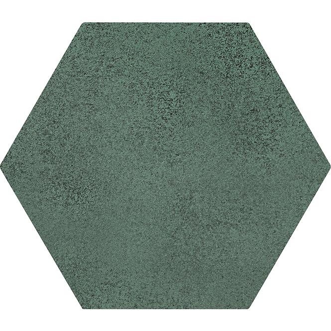 Csempe Burano Green Hex 11/12,5