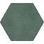 Csempe Burano Green Hex 11/12,5