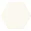 Csempe Burano White Hex 11/12,5