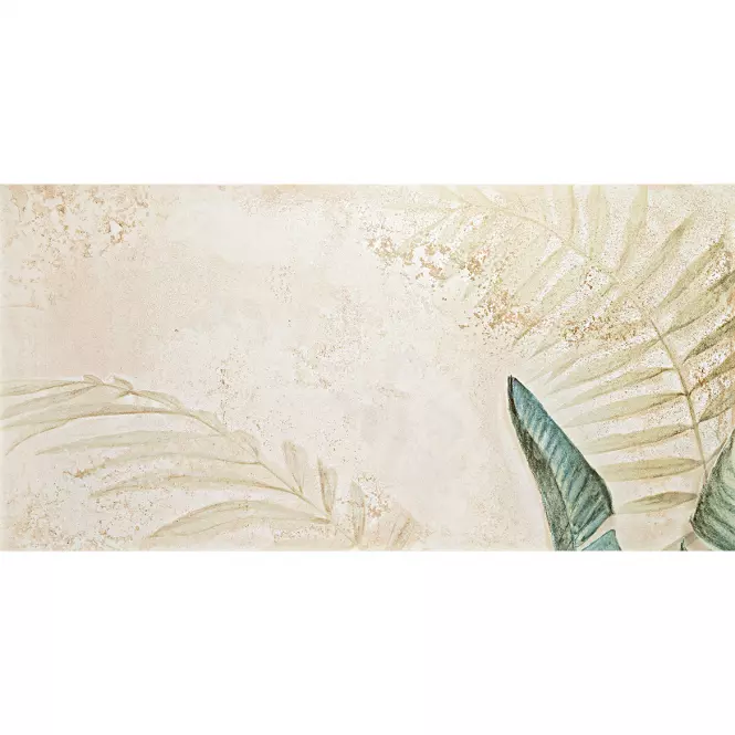 Csempe Dekor 4 Alabaster Shine Leaves A 59,8/119,8