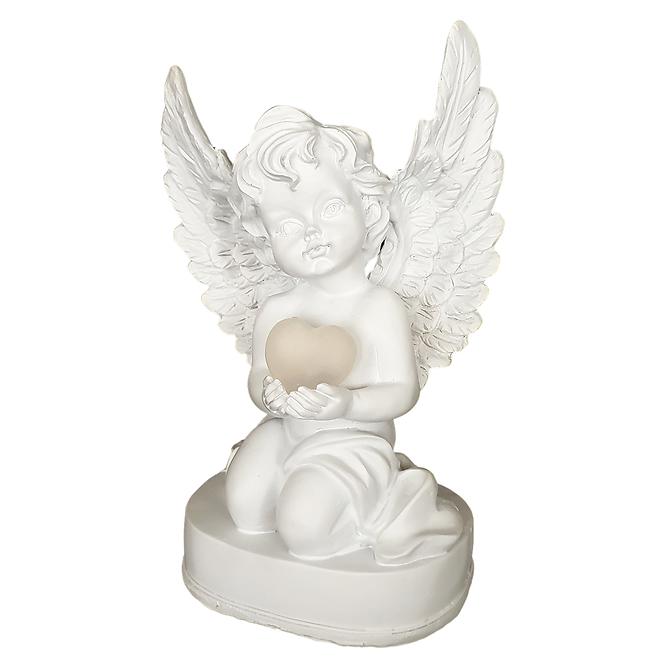 Elemes LED angyal szívvel 1/20 / ANG-BAT,2