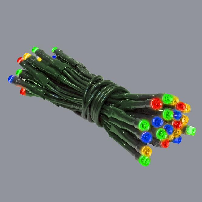 Karácsonyi fények LED 50l na bat zew. Z prog i tim 5/21/bat/m