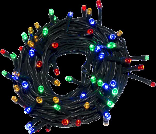 Karácsonyi fények LED 50l na bat zew. Z prog i tim 5/21/bat/m,2