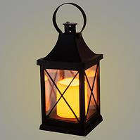 Lámpa LED 1L fekete gyertya 15/18/YZE
