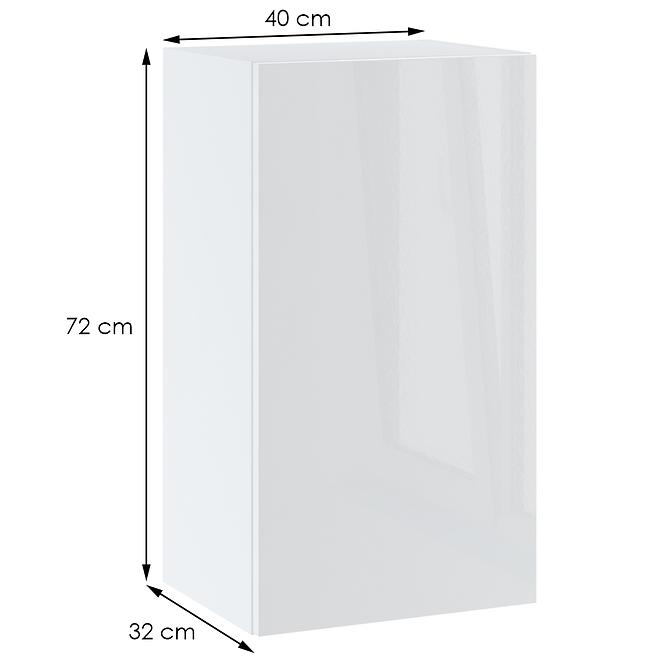 Konyhaszekrény Campari W4/1080 fehér fényű