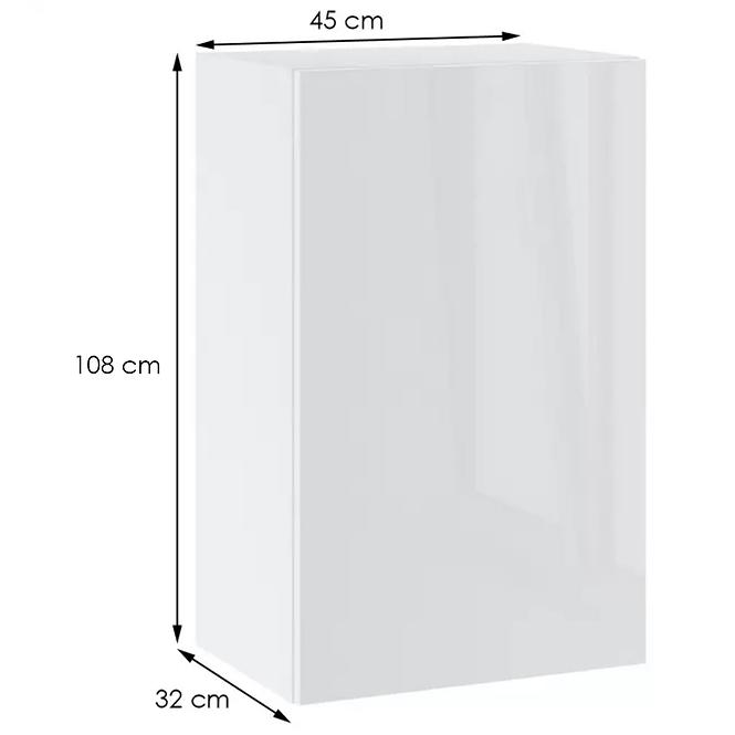 Konyhaszekrény Campari W45/1080 fehér fényű