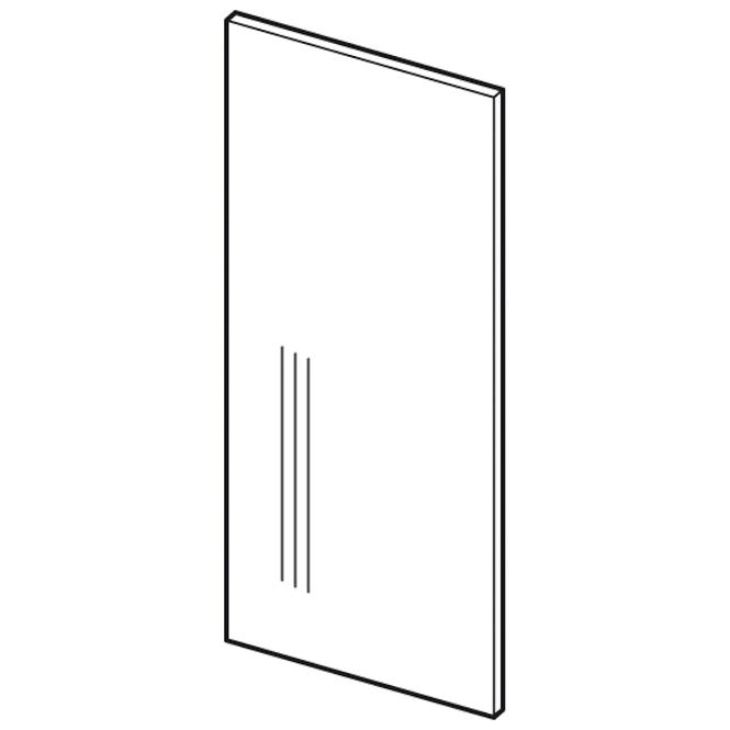 Felső oldalsó panel Campari 72/32 fehér fényű,4