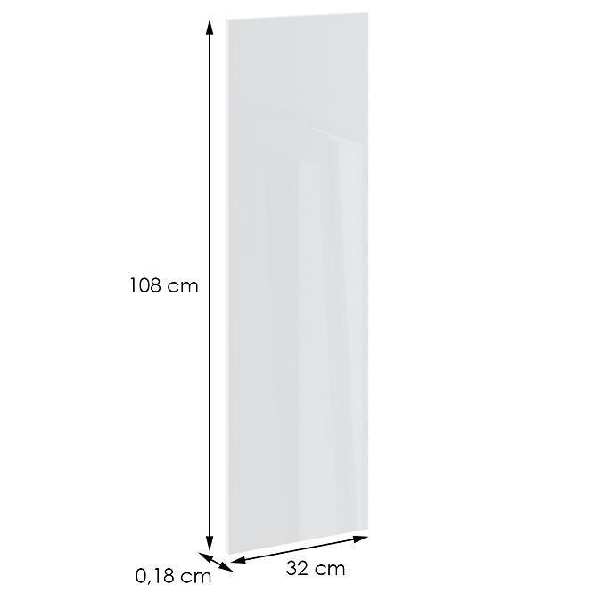 Felső oldalsó panel Campari 108/32 fehér fényű,2