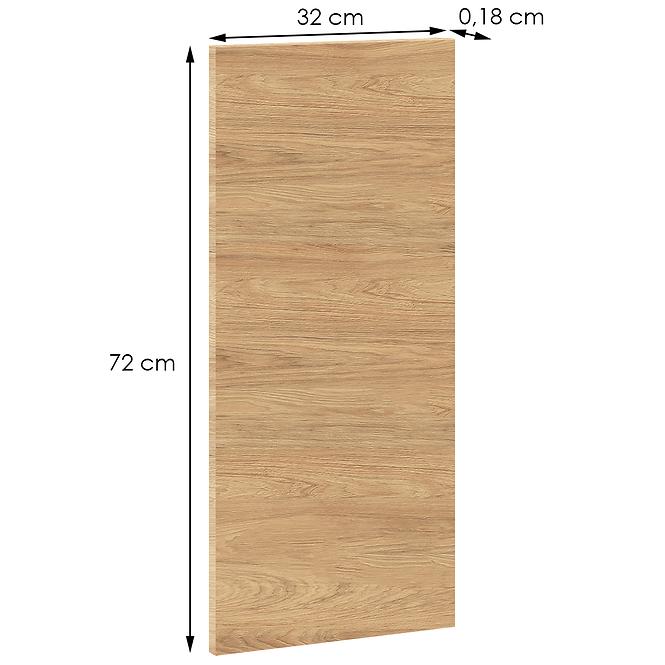 Felső oldalsó panel Campari 72/32 hikora