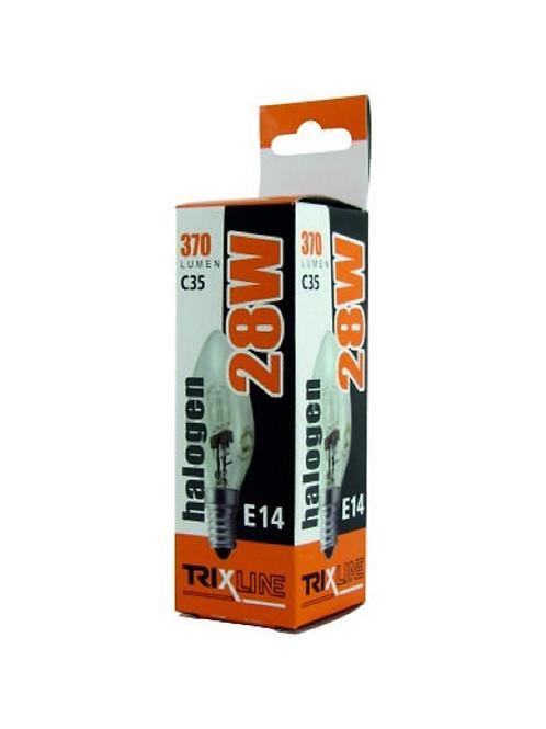 Izzó BC TRIXLINE HALOGENOWA ŻARÓWKA C35 28W  E14,2