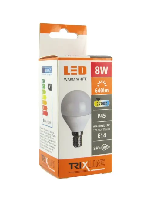 Izzó TR LED P45 8W 2700K 640lm E14,2