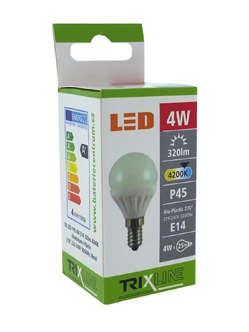 Izzó BC 4W TR LED E14 P45 320LM 4200K-PLASTIC