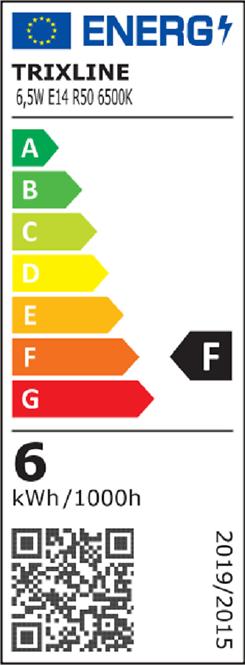 Izzó LED R50 6,5W E14 580lm 6500K
