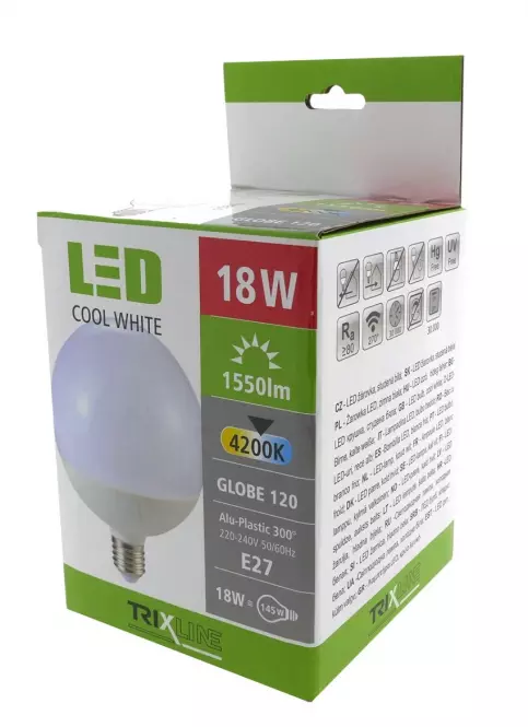 Izzó LED TR 18W G120 4200K,2