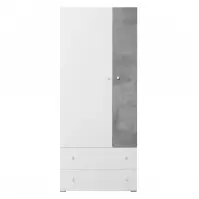 Regál Sigma Si3  fehér Lux/Konkrét
