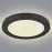 Mennyezet 12379-18B LED 18W D22 Fekete PL1