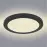Mennyezeti lámpa 12379-24B LED 24W D30 Fekete PL1