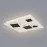 Lámpa LED 48290-50 CCT 3000-6000K fehér-fekete 50X50