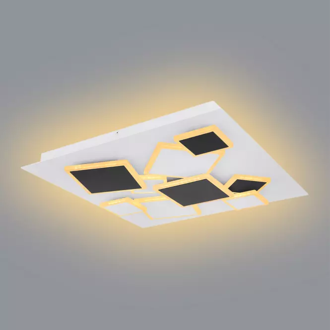 Lámpa LED 48290-50 CCT 3000-6000K fehér-fekete 50X50