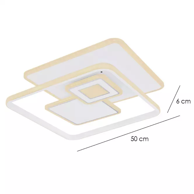 Lámpa LED 48441-50 CCT 3000-6000K Fehér 50X50,9