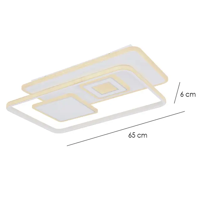 Lámpa LED 48443-55 CCT 3000-6000K Fehér 44X65,3