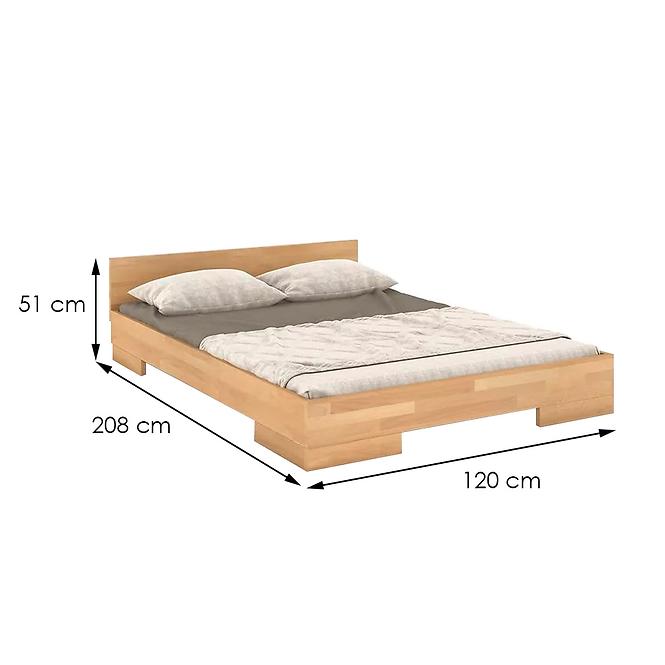 Ágy fábol  bükkfa Skandica Spectrum 120x200 természetes
