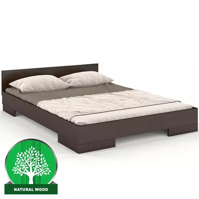 Ágy fábol  bükkfa Skandica Spectrum 140x200 Palisander