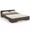Ágy fábol  bükkfa Skandica Spectrum 140x200 Palisander,2