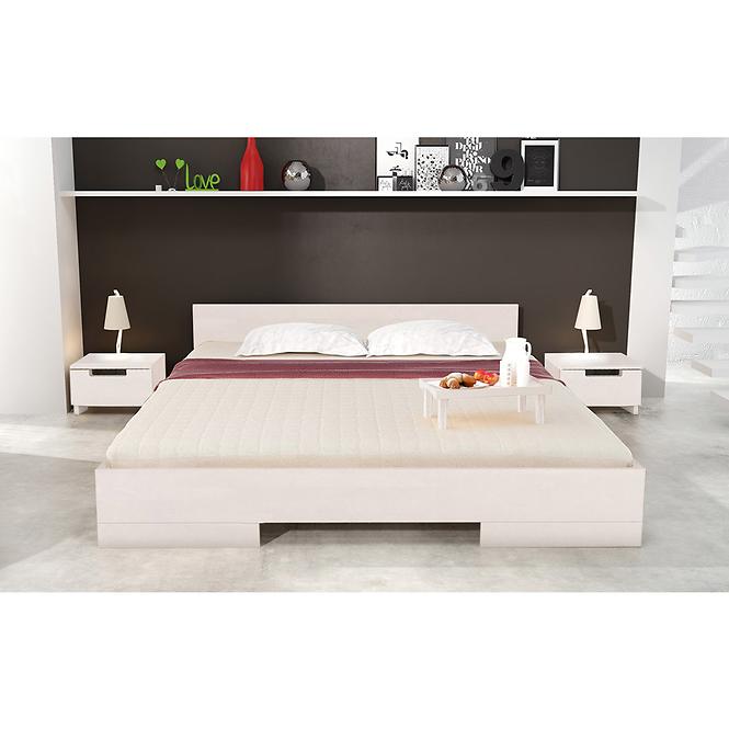 Ágy fábol  bükkfa Skandica Spectrum 160x200 fehér